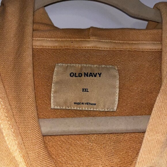 Old Navy Size XXL Mustard Yellow Hoodie - Picture 4 of 5